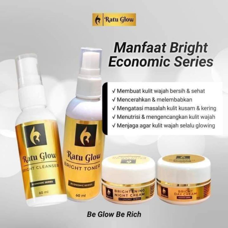 Ratu glow paketan ekonomis/Ratu glow skincare/ratu glow viral