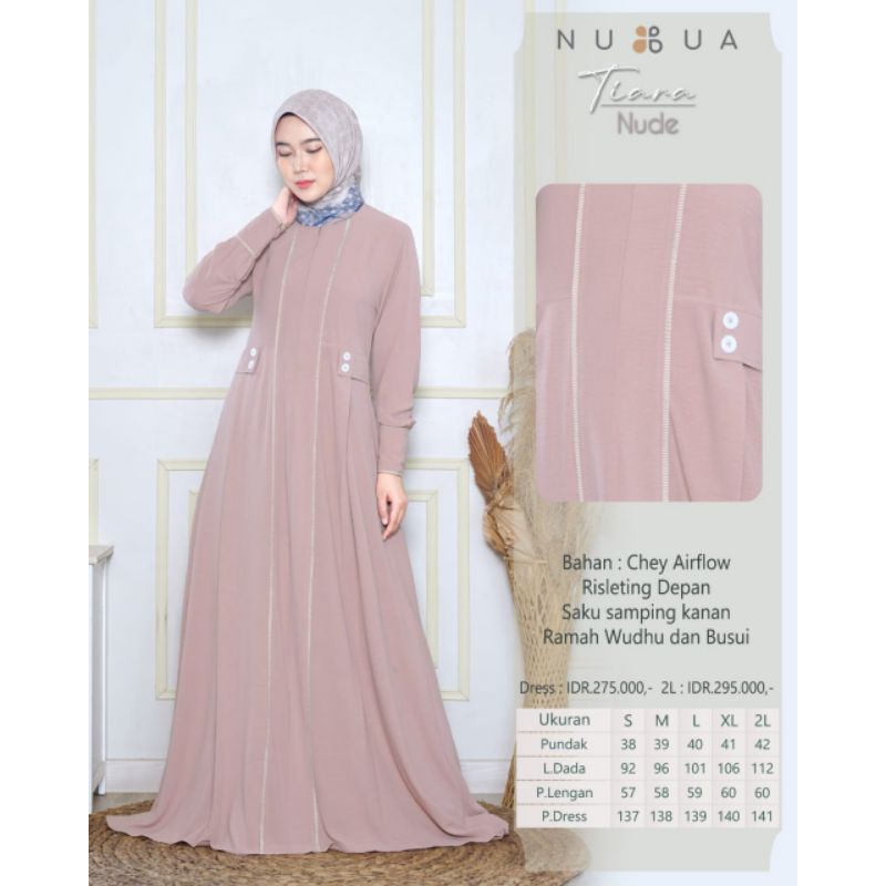 TIARA DRESS BY NUBUA ORIGINAL/GAMIS NUBUA TIARA