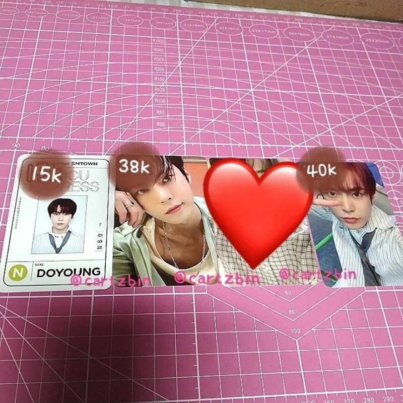 (UBAH KE JNE/J&T) WTS pc photocard Doyoung NCT127 sticker sticky ver. id card SMCU