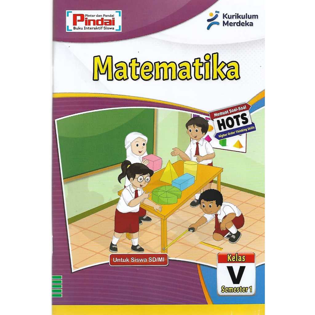 Buku LKS Matematika Kelas 5 SD/MI kurikulum Merdeka Semester 1