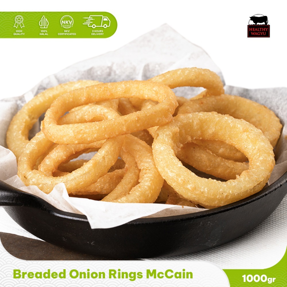 

Breaded Onion Rings Frozen Food 900 Gram Healthy wagyu