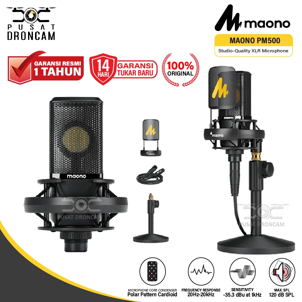 MAONO PM500T - Studio-Quality XLR Microphone PM500 T Mic Original