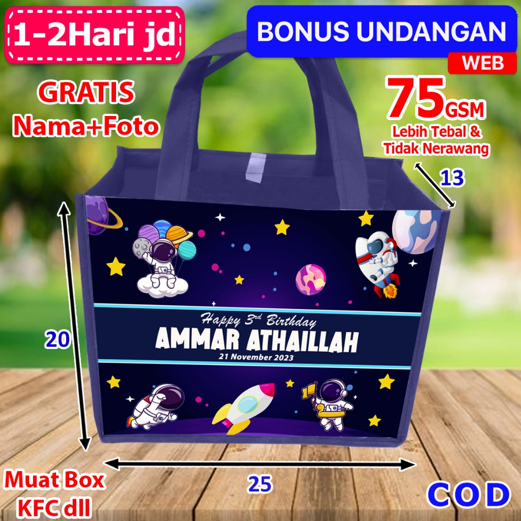 

Tas Ulang Tahun Anak Astronot