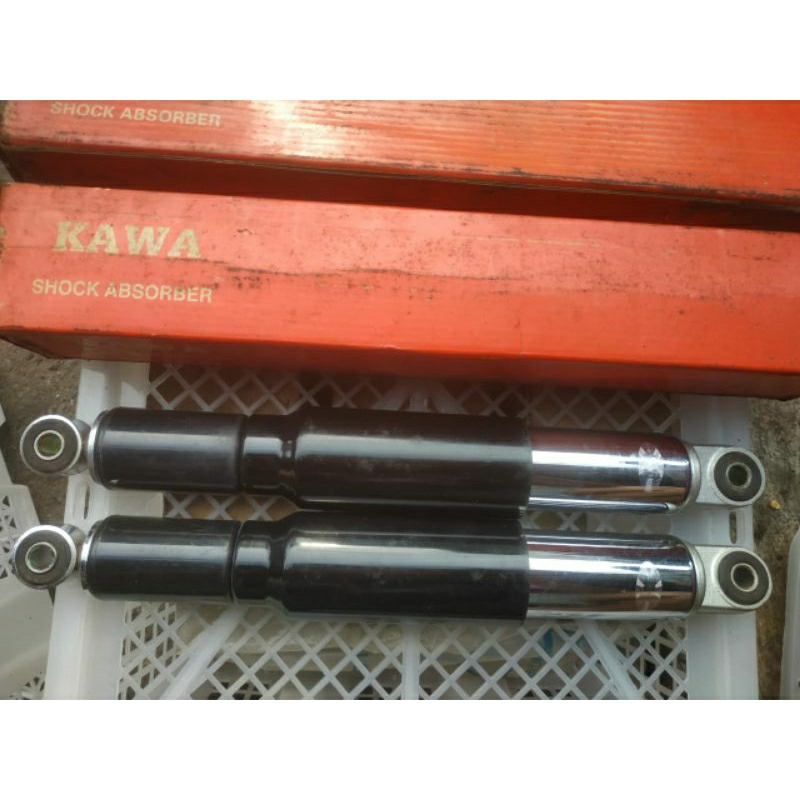 Shock belakang Suzuki Shogun 110 kebo Tornado NOS