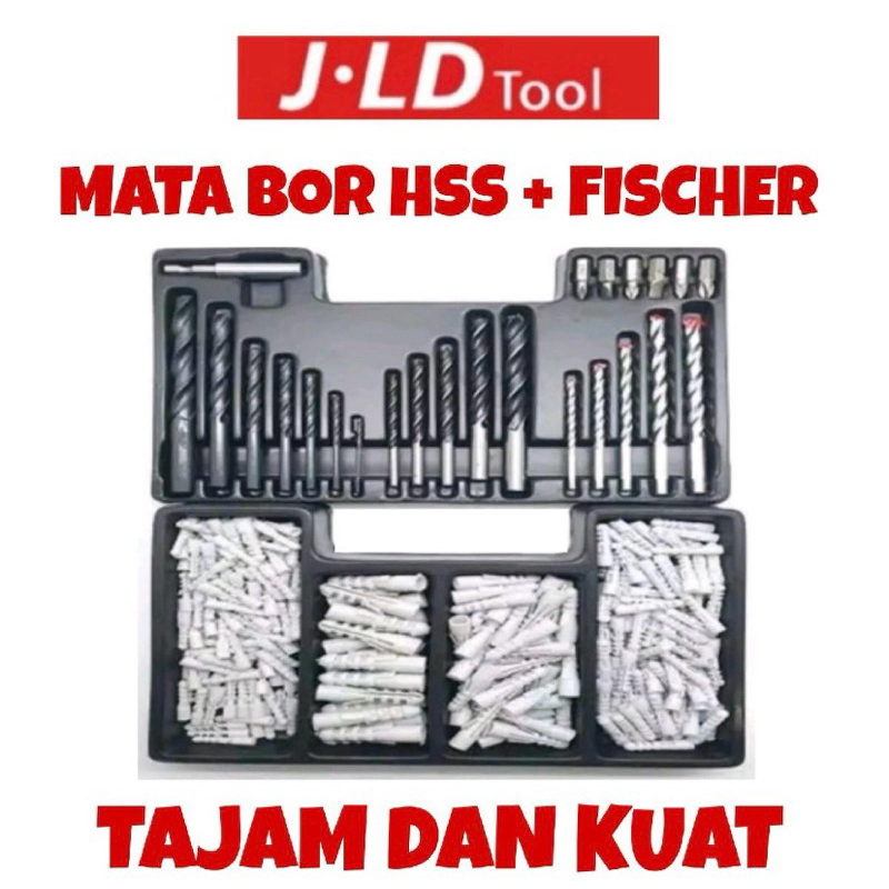 MATA BOR HSS + FISHER LENGKAP JLD TOOL