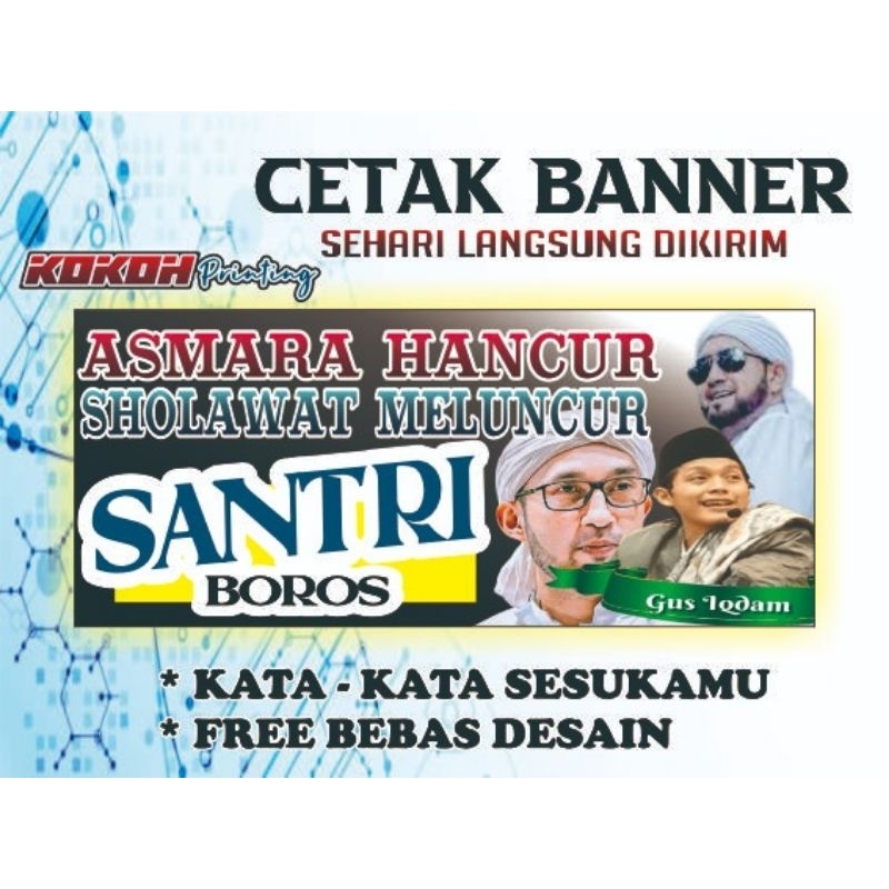 CETAK BANNER MURAH AZ ZAHIR MAFIA SHOLAWAT SYEKHERMANIA TANPA MINIMAL ORDER