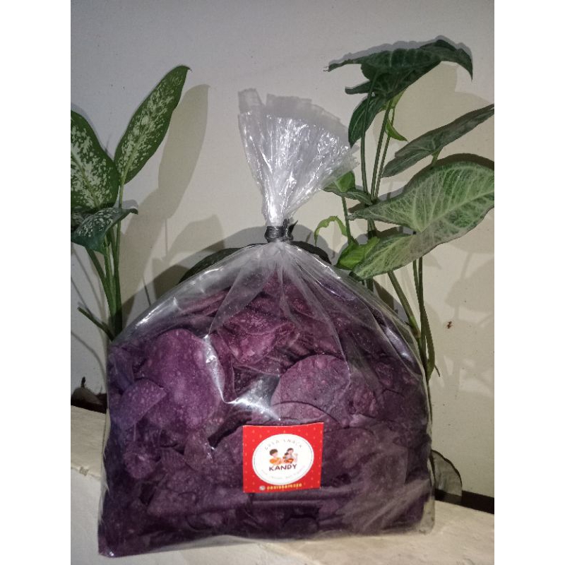 

KERIPIK UBI UNGU MANIS | 1KG | GURIH RENYAH HIGIENIS | MAKANAN RINGAN | SNACK | CAMILAN MURAH | CAMILAN KHAS BANDUNG | BERAT 1KG