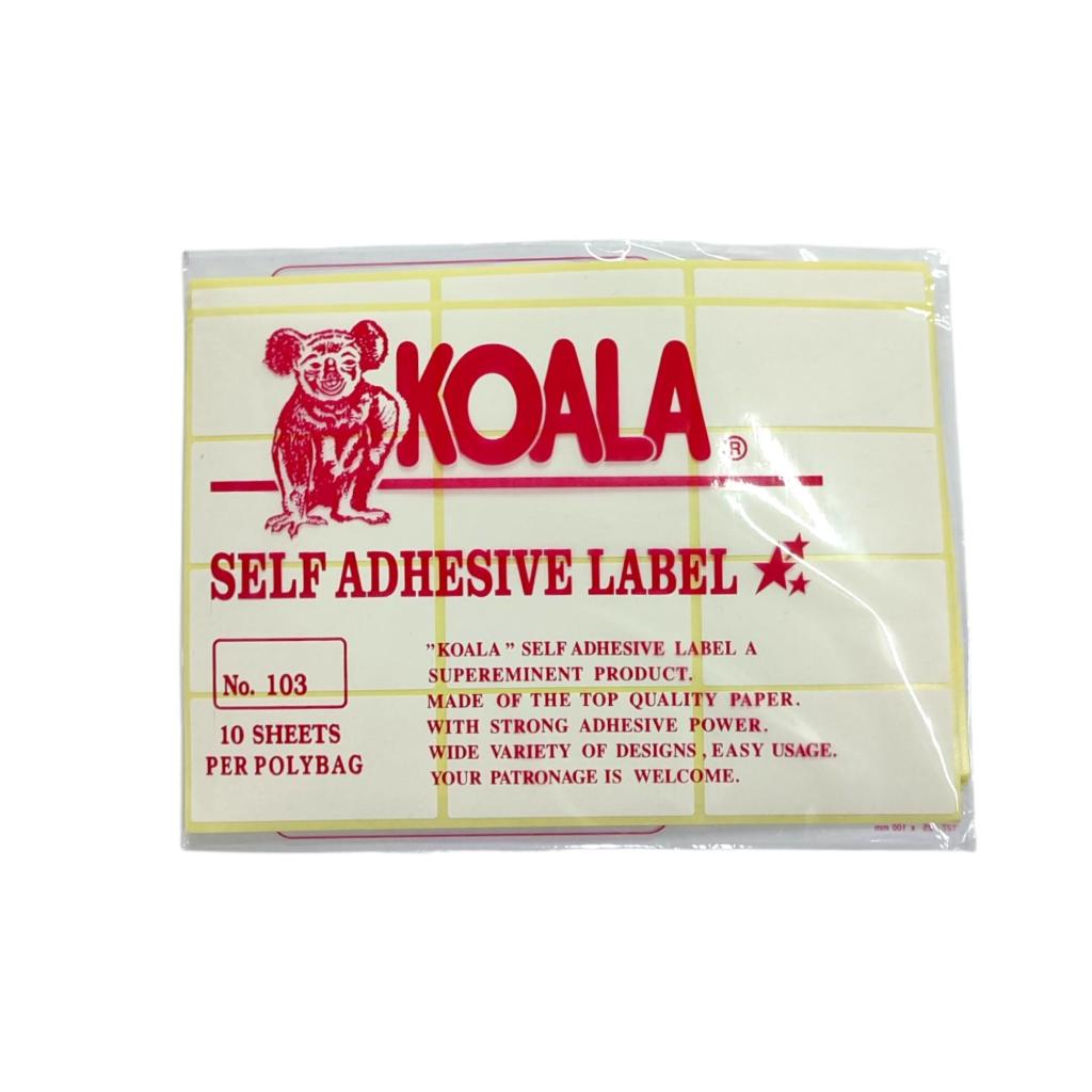 

Label Stiker Harga Koala No 103 dan 112 isi 10 Lembar Label Undangan Buku pelajaran Harga - Satuan