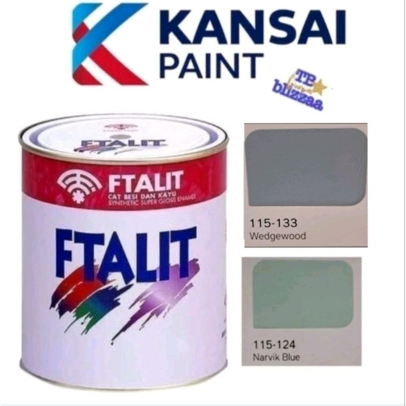 PROMO Ftalit Wedgewood 133 Ftalit Narvik Blue 124 Cat Kayu 1kg Ftalit 1kg