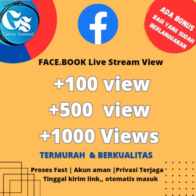 (TERLARIS) Facebook live streaming view