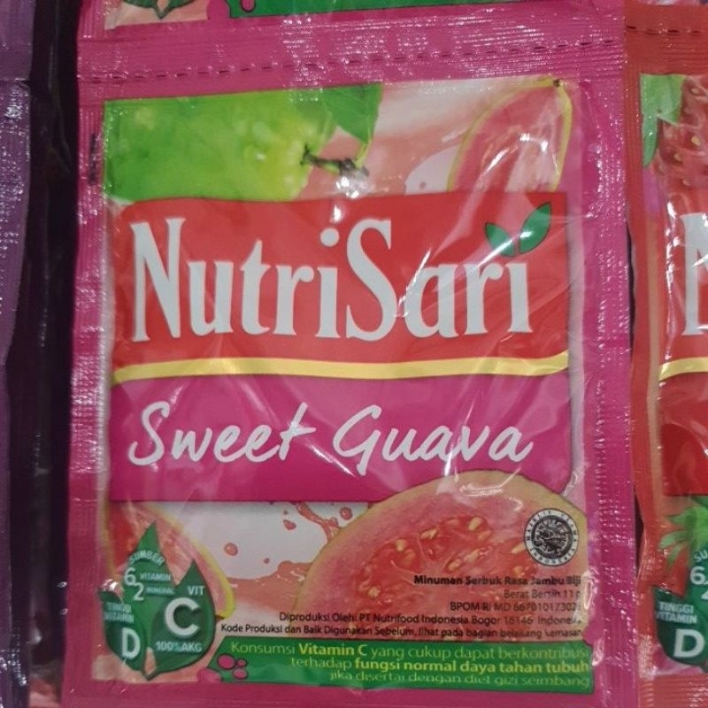 

Nutrisari Sweet Guava 1renceng (10pcs)