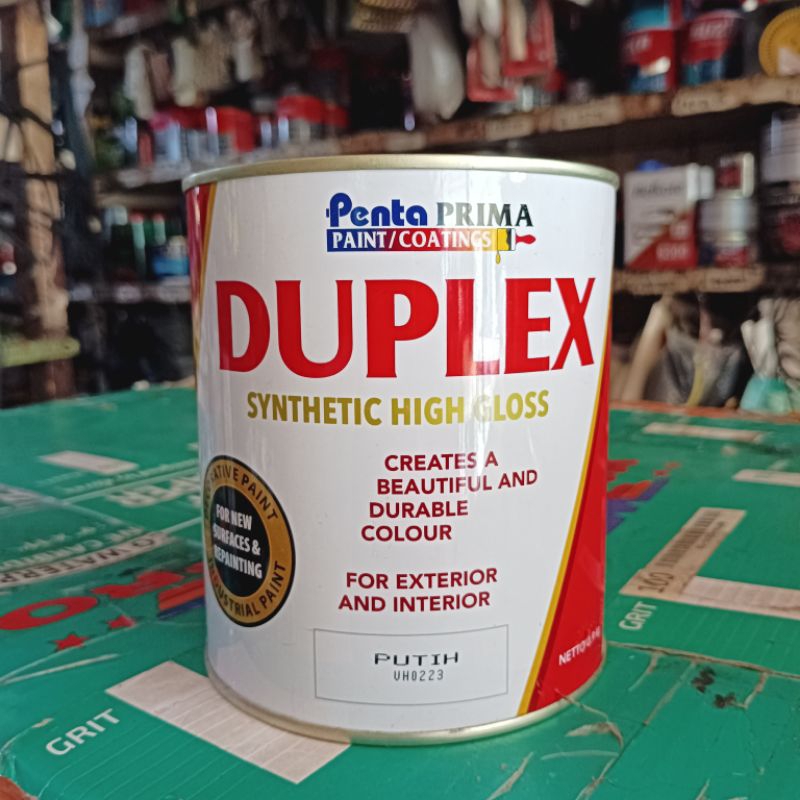 CAT DUPLEX KAYU DAN BESI PUTIH 1KG