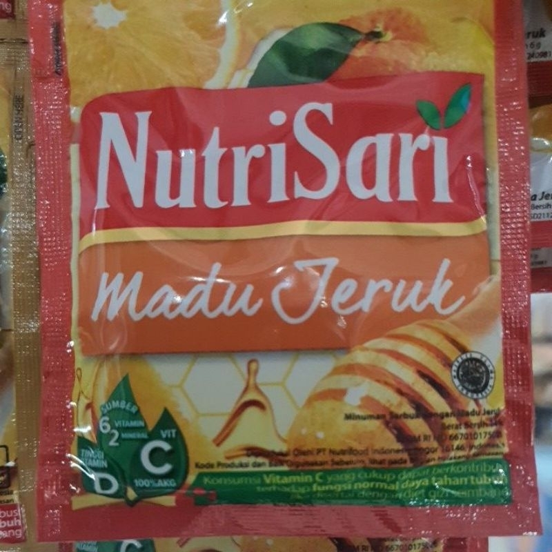 

Nutrisari Madu Jeruk 1renceng (10pcs)