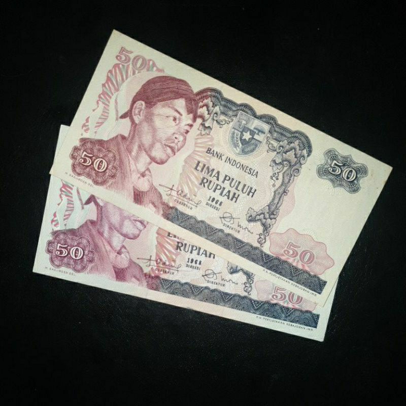 Uang Kuno Seri Sudirman Pecahan 50 Rupiah