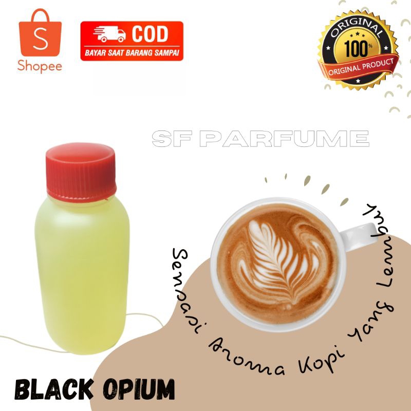 BLACK OPIUM ISI ULANG PARFUM MINYAK WANGI 100ML