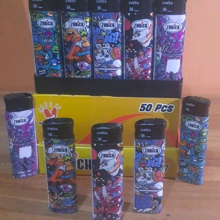 Korek api Magnet ZURICH ZR-07 Motif / korek gas / korek api / pemantik