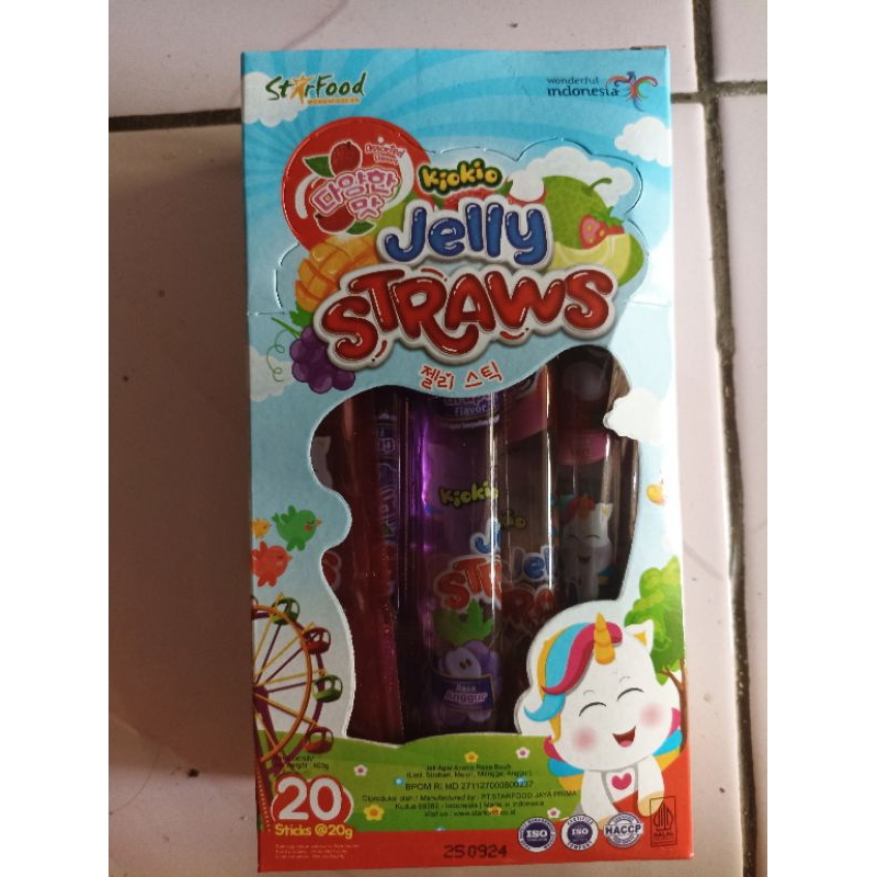 

Jelly Straws Kiokio Jelly Bentuk Stik isi 20pcs