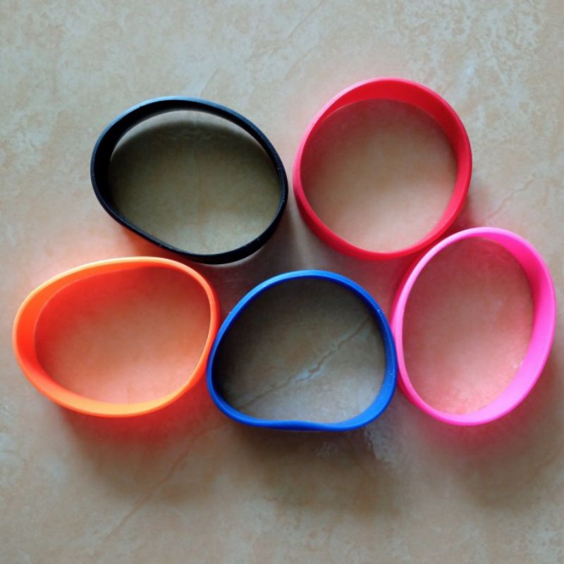 gelang silikon gelang karet polos