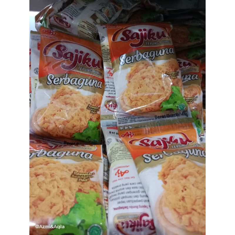 

Sajiku || tepung serbaguna || tepung bumbu || 40gr , 10 saset