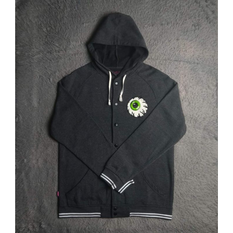 Mishka Miskha Mnwka Keep Watch Vintage Hoodie Grey Authentic Not New Era