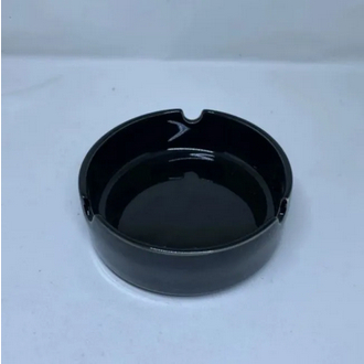 Asbak Keramik Hitam Polos Glossy 1 pcs