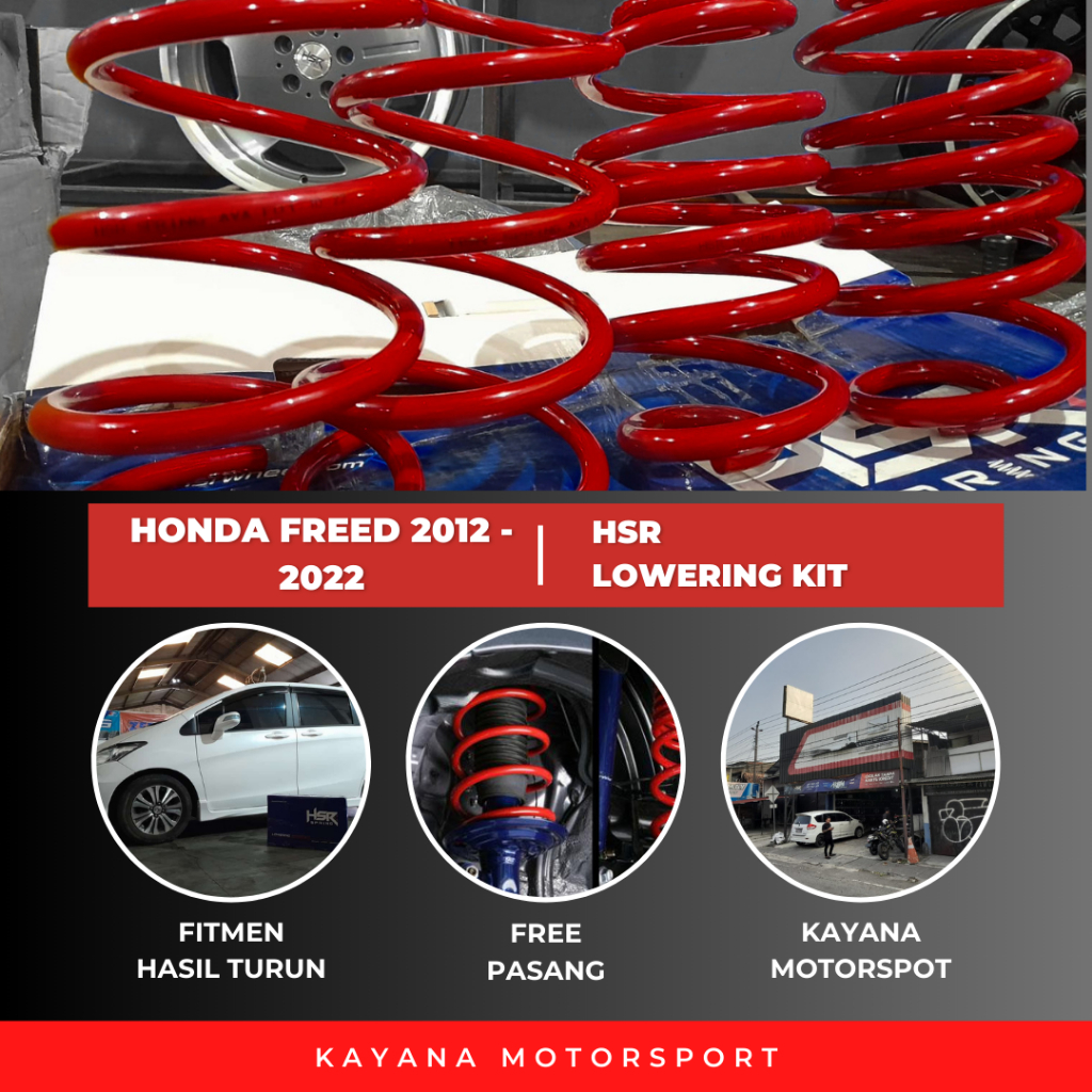 Per Ceper Mobil Freed HSR LOWERING KIT Freed Penghilang Limbung