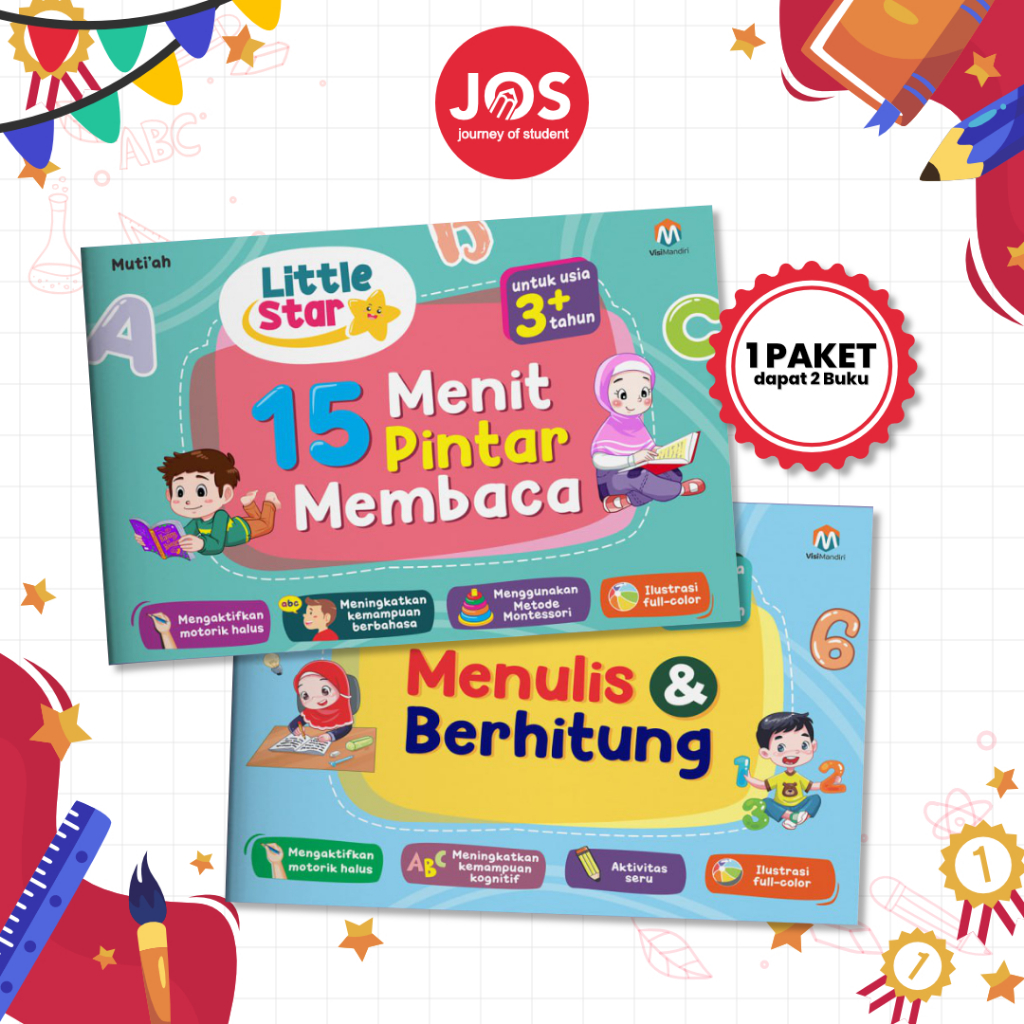 Buku Belajar Membaca - Little Star 15 menit Pintar Membaca