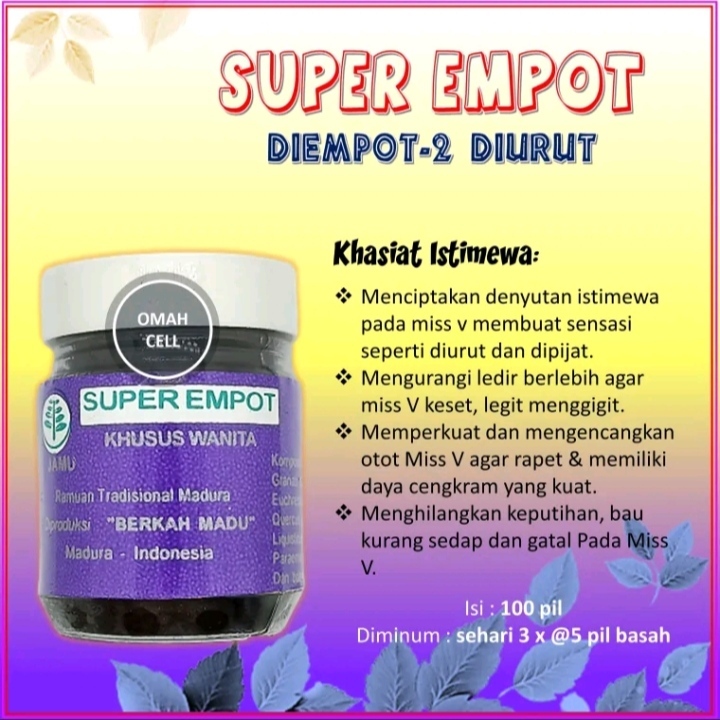 KIOS HERBAL | Kembang Desa Empot2 Empot empot ayam super khusus wanita madura asli Perapat dan pengh