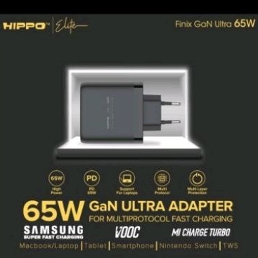 Hippo Elite Adapter Charger Finix Gan Ultra 65W