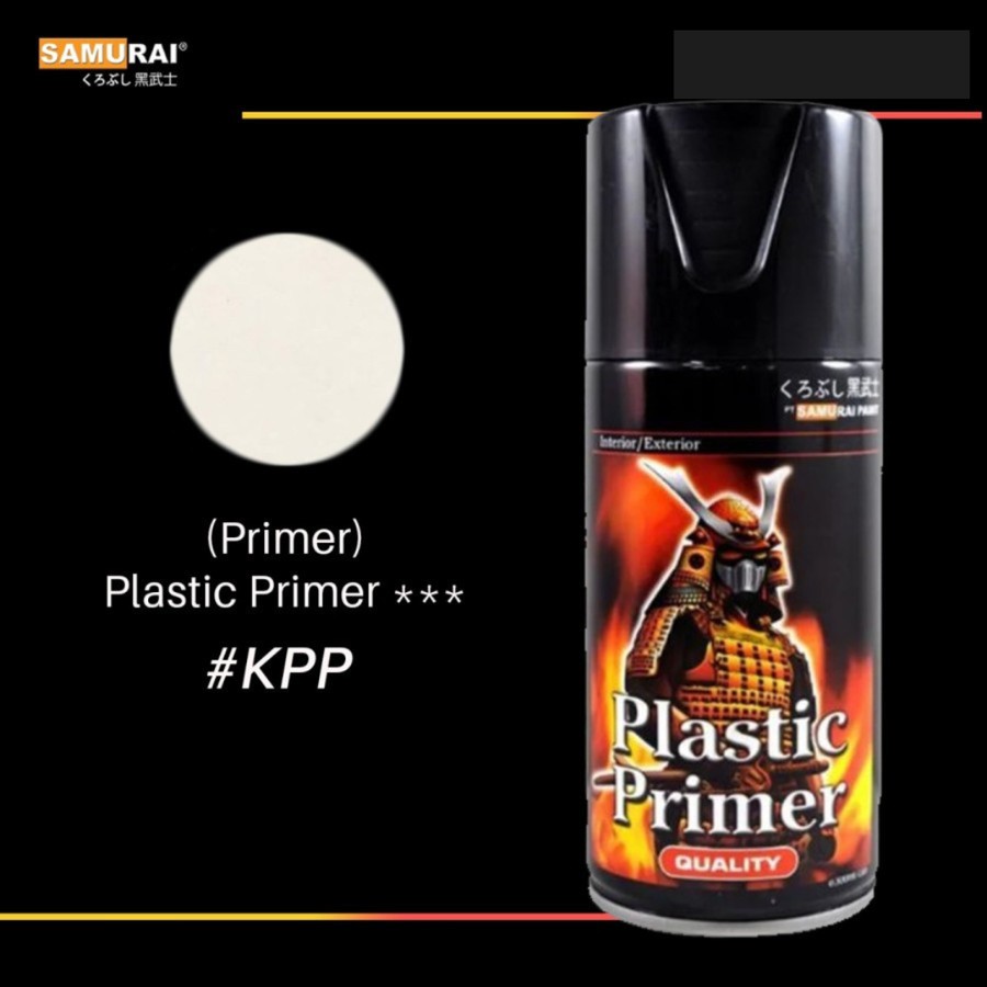 SAMURAI CAT SEMPROT KPP PLASTIK PRIMER - SAMURAI PAINT CAT SEMPROT