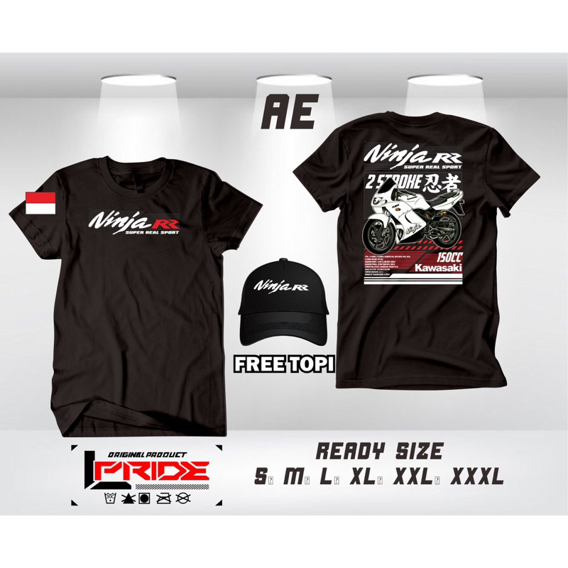 kaos Ninja RR Old Free Topi Kualitas Premium