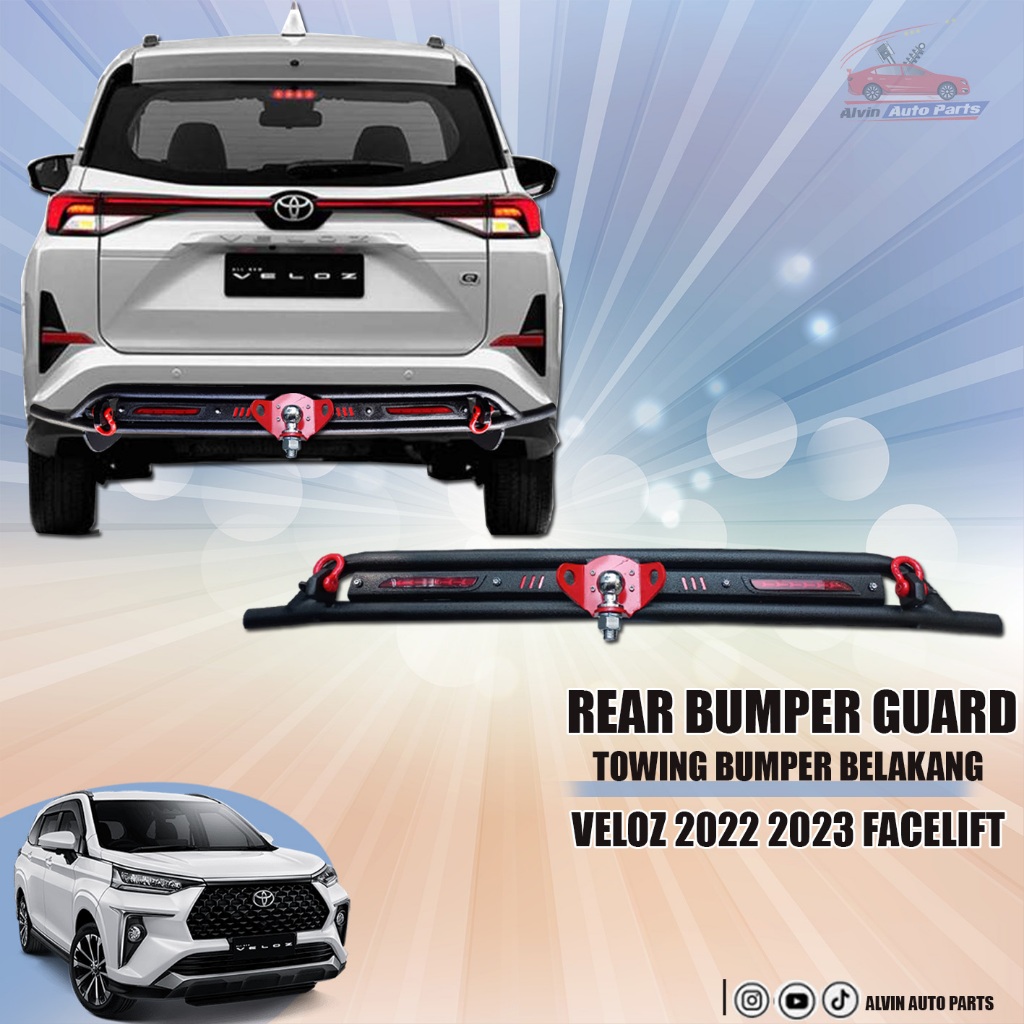 TOWING BELAKANG VELOZ 2022 2023 / PENGAMAN BUMPER BELAKANG ALL NEW VELOZ 2022 2023