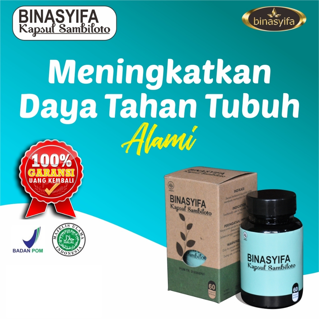 

Sambiloto kapsul Binasyifa Herbal