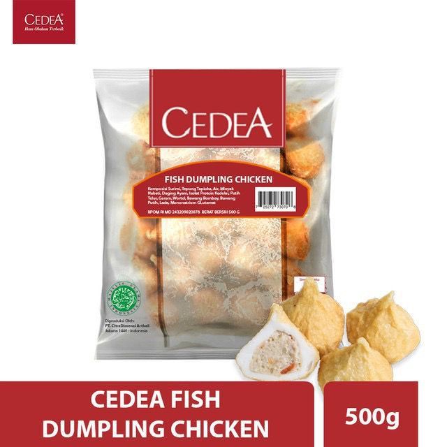 

Cedea Dumpling Ikan Isi Ayam dan Keju 500gr