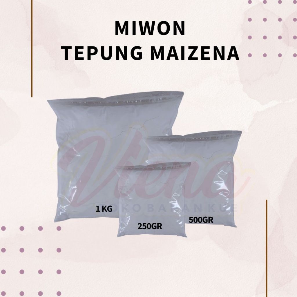 

Miwon Tepung Maizena/Tepung Jagung REPACK 1kg