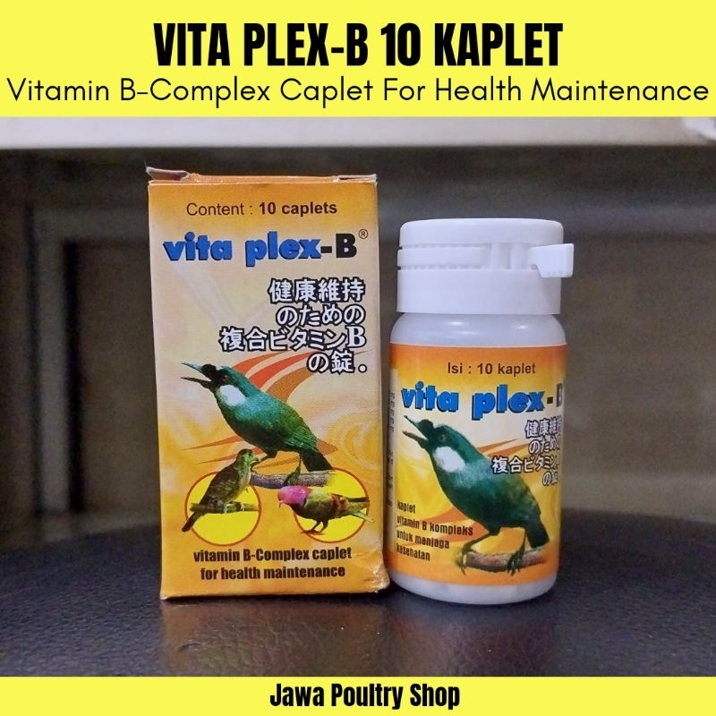 VITA PLEX-B ORIGINAL MEDION - Vitamin B Kompleks Untuk Burung - 10 Kaplet