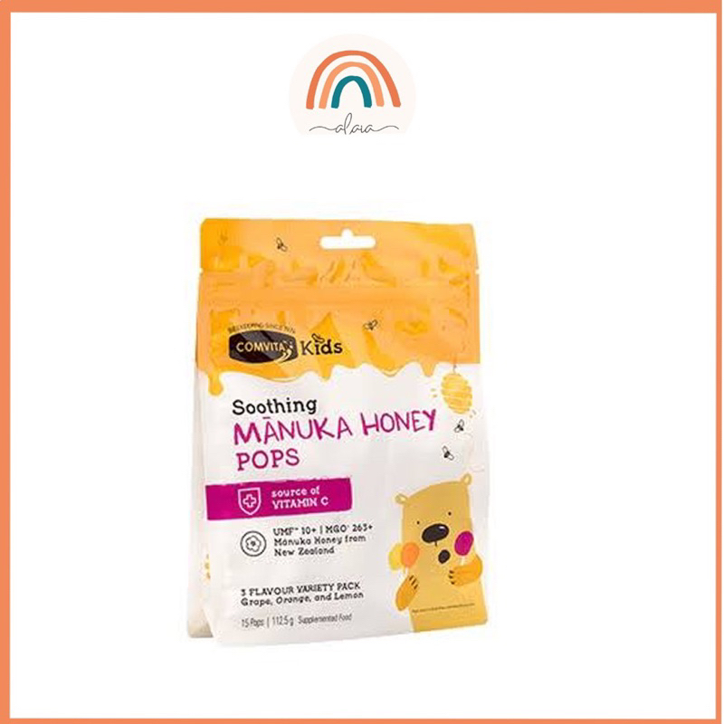 

COMVITA KIDS MANUKA HONEY SOOTHING POP 3 FLAVORS 112GR