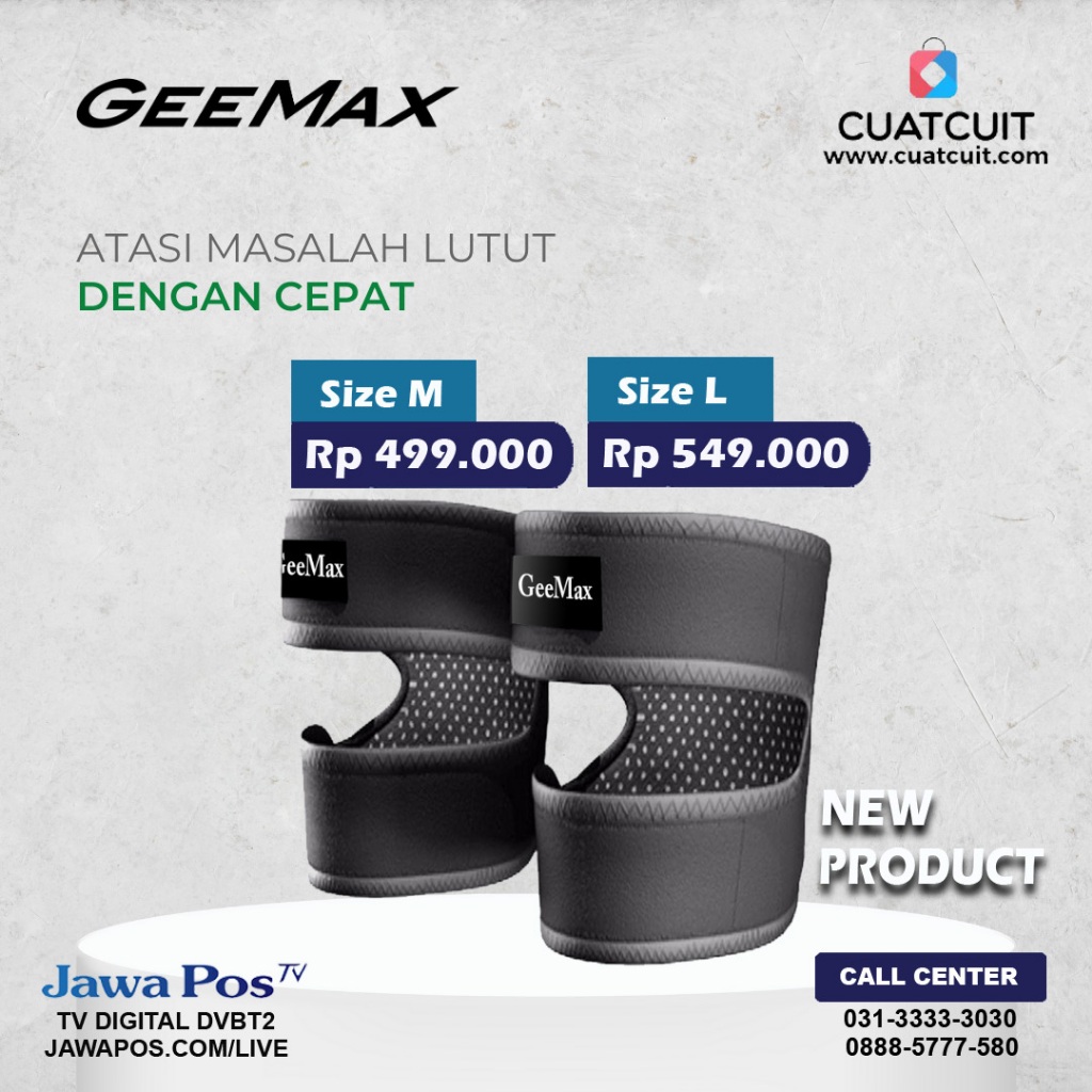 GeeMax Power Knee - Deker kesehatan Lutut