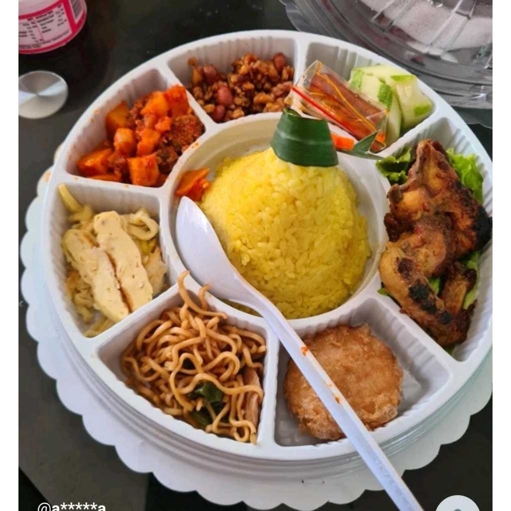 Tumpeng Mini Paket Premium Nasi Kuning/Hijau/Ungu/Liwet