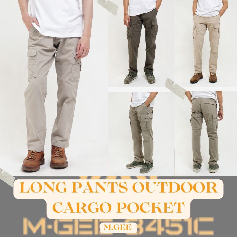 Celana Panjang Pria Cargo Original 100% M.Gee - GRAND