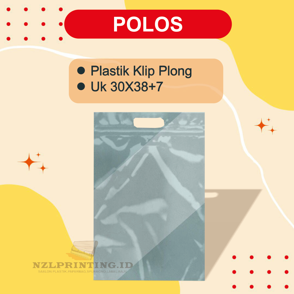 Plastik Pe Klip Gagang 30X38+7,Plastik packing,sepatu,HD Packing,Plastik olshop,plastik klip,ziplock
