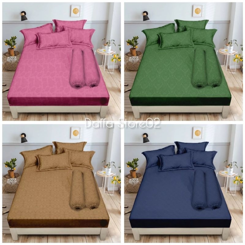 Sprei Aloha Motif Embos (King size 180 x200)