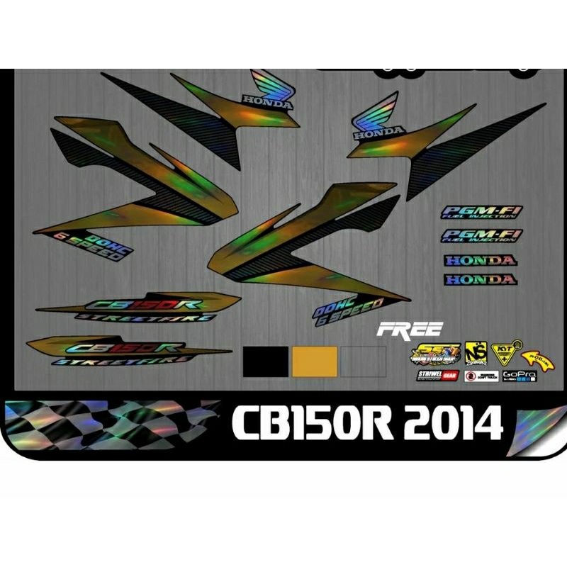 striping hologram cb150r old 2014