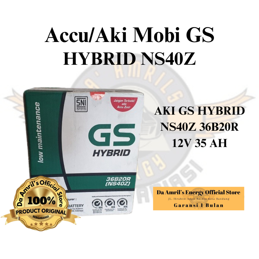 Baterry Accu/Aki GS ASTRA HYBRID NS40Z