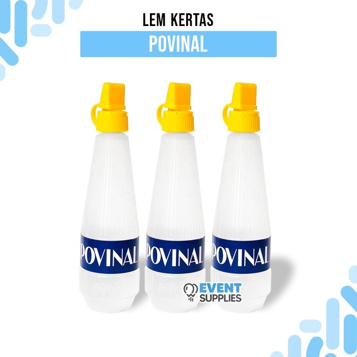 

Lem Cair Povinal Lem Kertas Liquit Glue Lem Bening