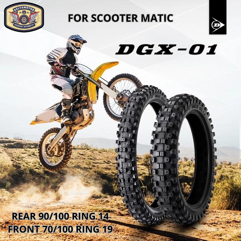 BAN TRABAS BAN TRAIL GASSTRACK DUNLOP DGX-01 RING 14 90/100-14 70/100-19
