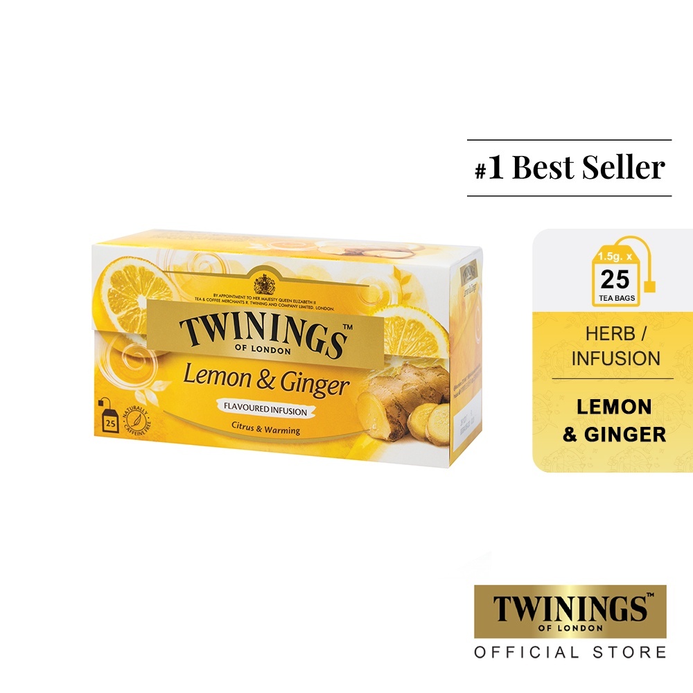 

Twinings Teh Celup Rasa Lemon & Ginger Tea