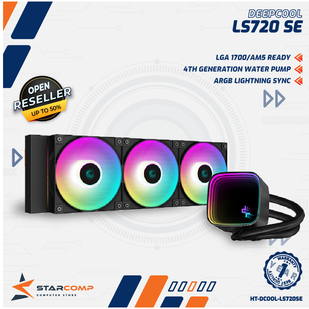 Deepcool LS720 SE ARGB 360mm AIO CPU Cooler LS 720