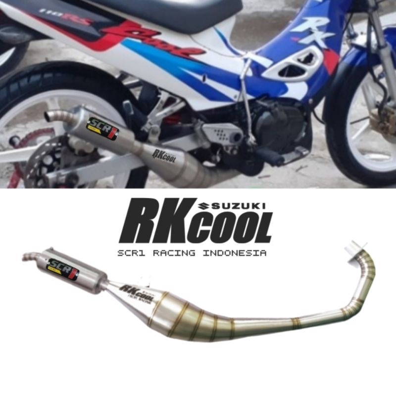 (knalpot RK cool) Knalpot Suzuki RK COOL Standar racing By SCR1 Exhaust