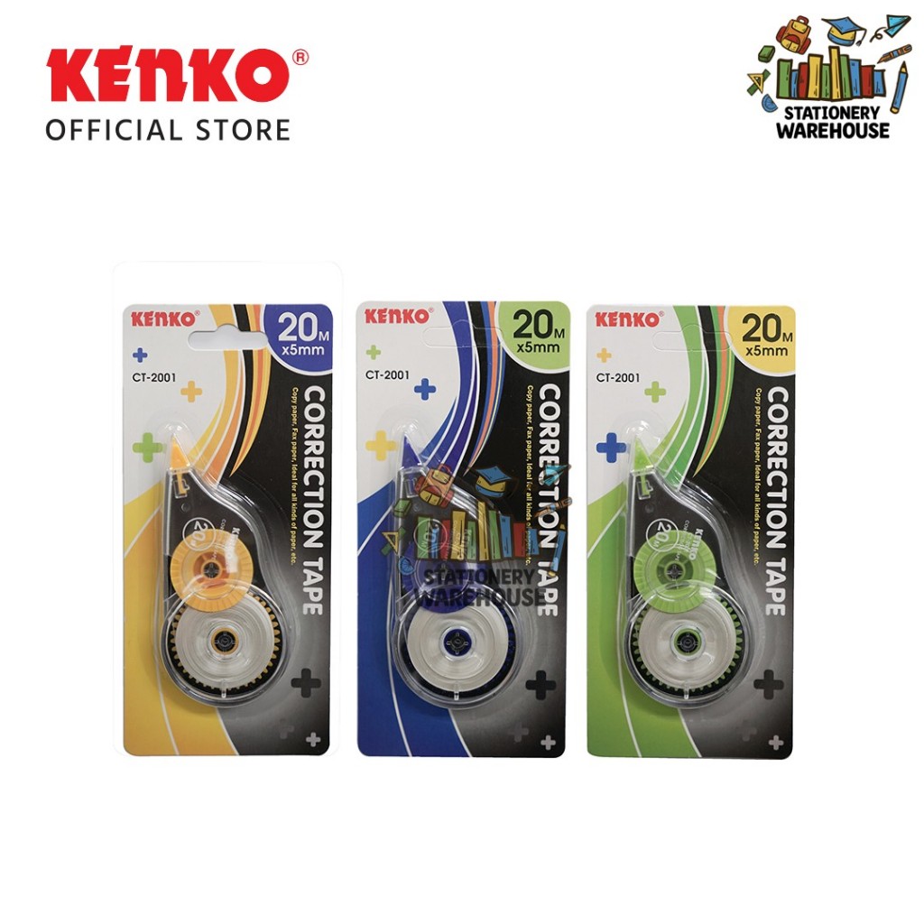 

CORRECTION TAPE KENKO CT 2001 ( 20M x 5MM ) TIP-EX Roll